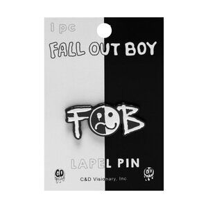 Fall Out Boy Enamel Pin - 2000s Emo Pop Punk Rock Music Band Apparel Gift NWT